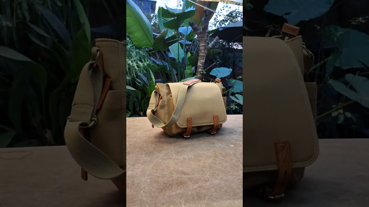 Make a canvas bag#bag#canvas#messengerbag #bagmaking #shoulderbag #handbags #laptopbag #briefcases