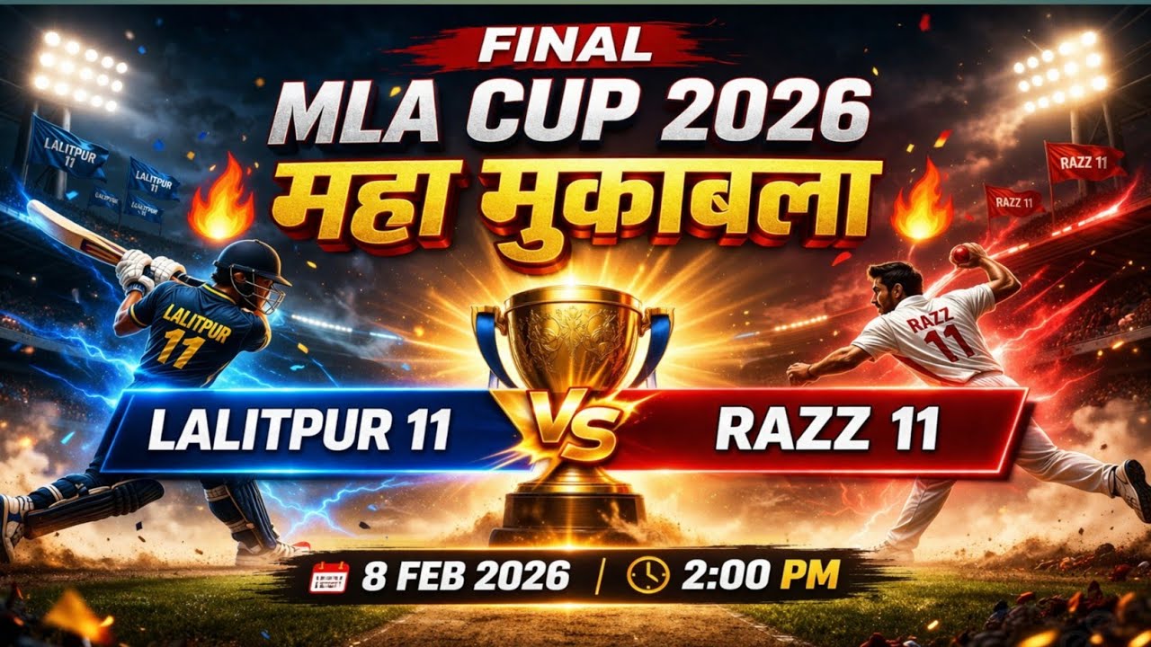 FINAL सदर विधायक कप 2026 महा मुकाबला | Sadar Vidhayak Cup 2026 Season 2 | Lalitpur 11 vs Razz 11