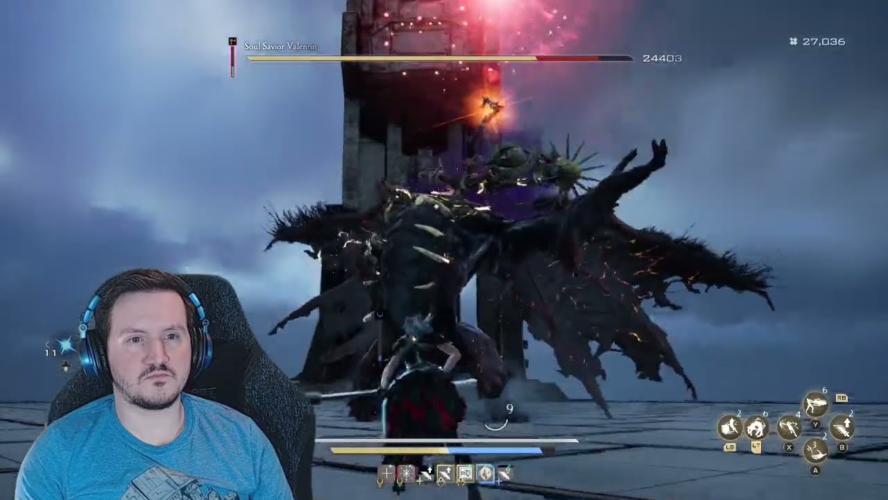 Soul Savior Valentin   Code Vein 2 Boss Fight