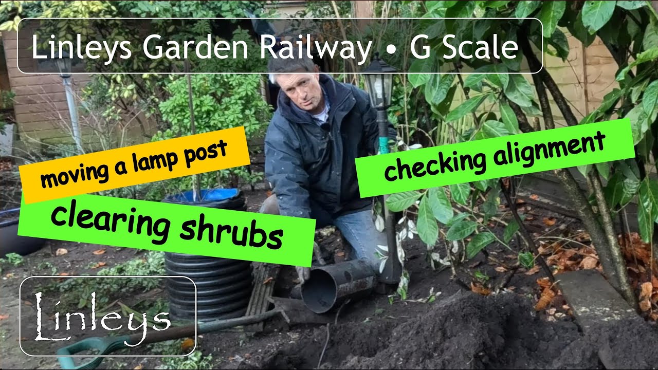 Building a Garden Railway &bull; Lineside Clearance &bull; Chopping and Digging &bull; Linleys Garden Railway