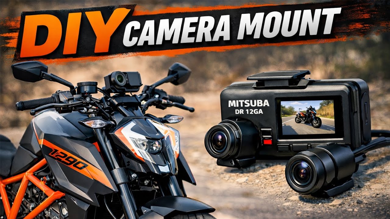 Заводского нет — сделал сам! Крепление видеорегистратора на KTM 1290 Super Duke R