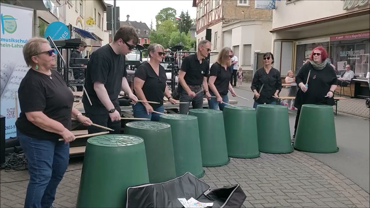 Kreismusikschule Rhein-Lahn TrashBeats Nachtbummel 2024 Nastätten