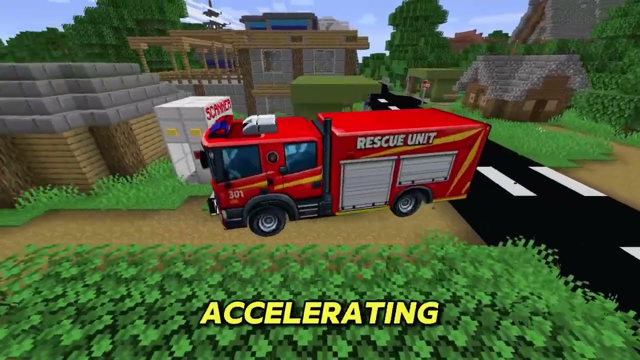 How Mikey and JJ Escape From CREEPY FIRETRUCK ? - Minecraft Maizen