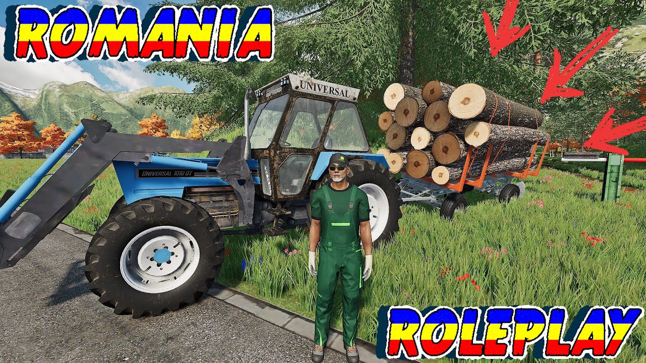 #fs22 Romania RolePlay #26 TANARUL ION MERGE LA FURAT LEMNE