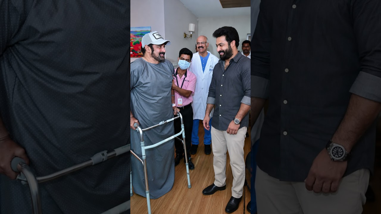 Jr NTR Visits Balakrishna After Surgery ❤️ | Emotional Hospital Visit