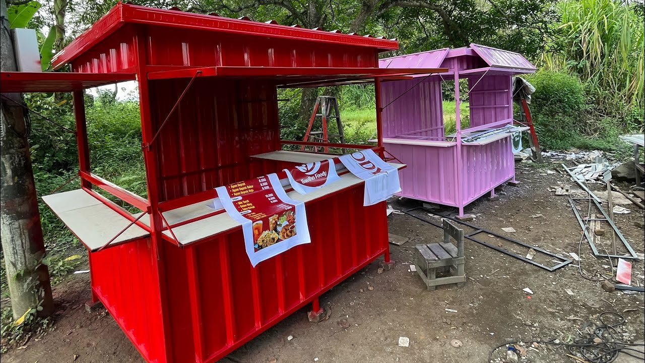 proses pembuatan both container