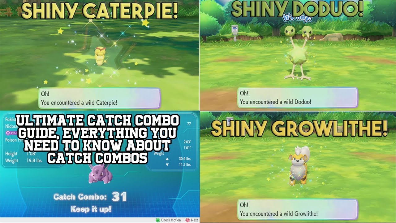 ULTIMATE CATCH COMBO GUIDE | Pokemon LG Pikachu and Eevee | Easy Shiny Pokemon