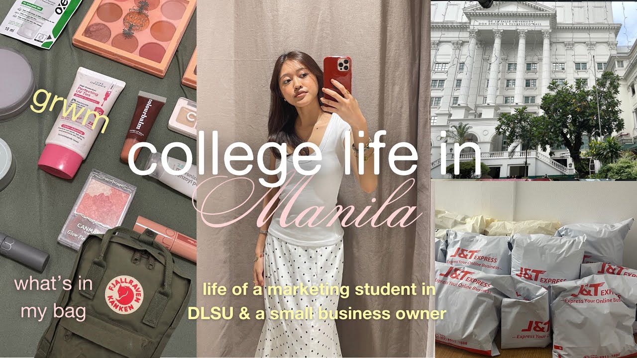 uni vlog 🏛️ first week in college as a marketing major in DLSU