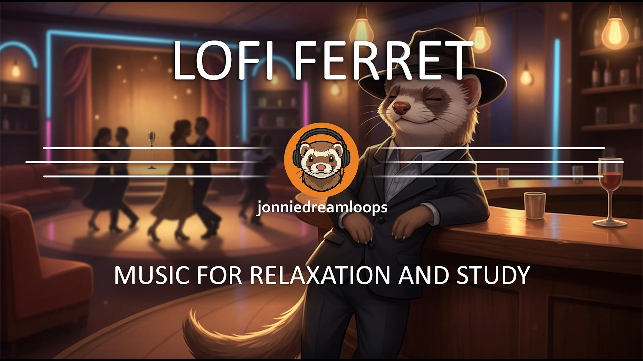 Lofi Ferret Swing Session - For Background Music and Mood Enhancement