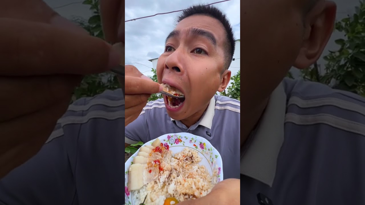 Hai dah kenyang || Cơm Mắm nêm thịt luộc 