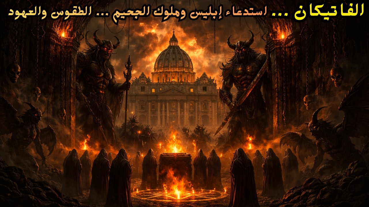 أسرار الفاتيكان المحرمة: استدعاء إبليس وملوك الجحيم | الطقوس والعهود لنهاية العالم