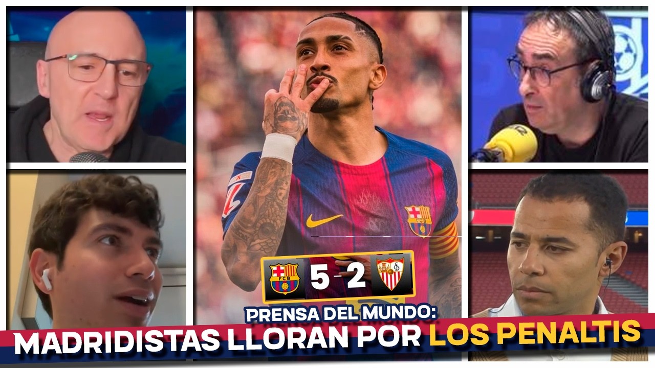 Manita BLAUGRANA y supuesta POLÉMICA por lo penaltis