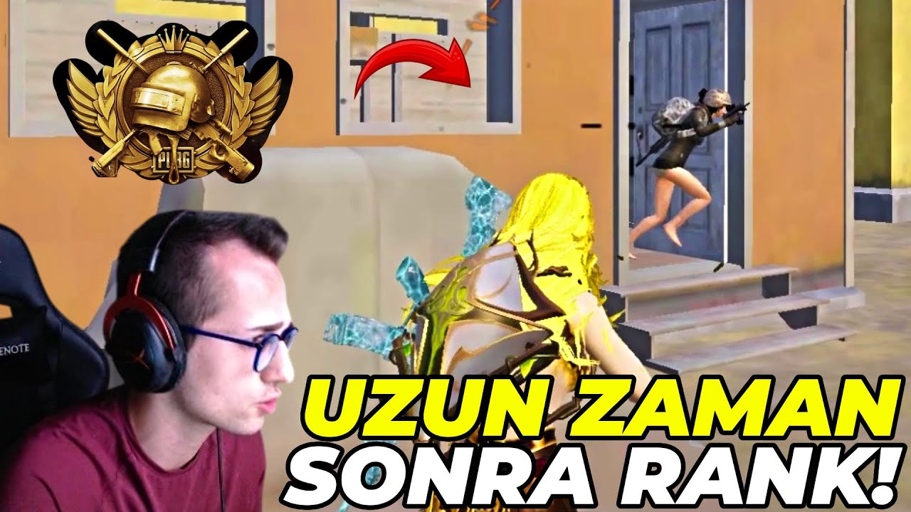 UZUN ZAMAN SONRA RANK KASTIM ! PUBG MOBILE