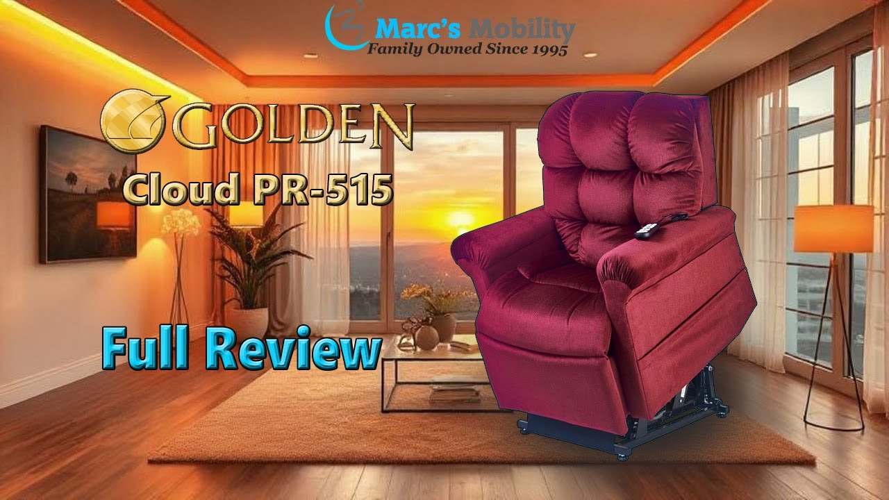 Подъемное кресло Golden Cloud PR 515 с функцией наклона Twilight Tilt — полный обзор — максимальн...