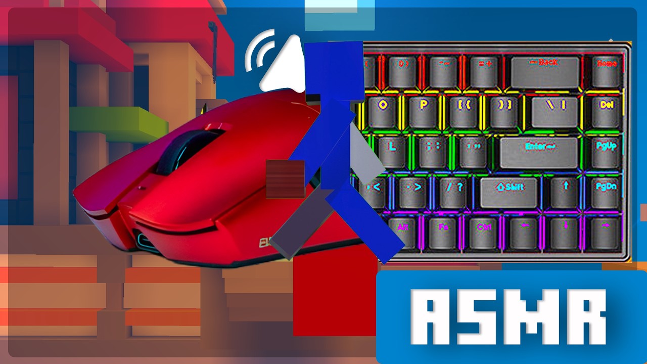 [Dragclick] | ASMR Mouse & Keyboard | Hive Bedwars