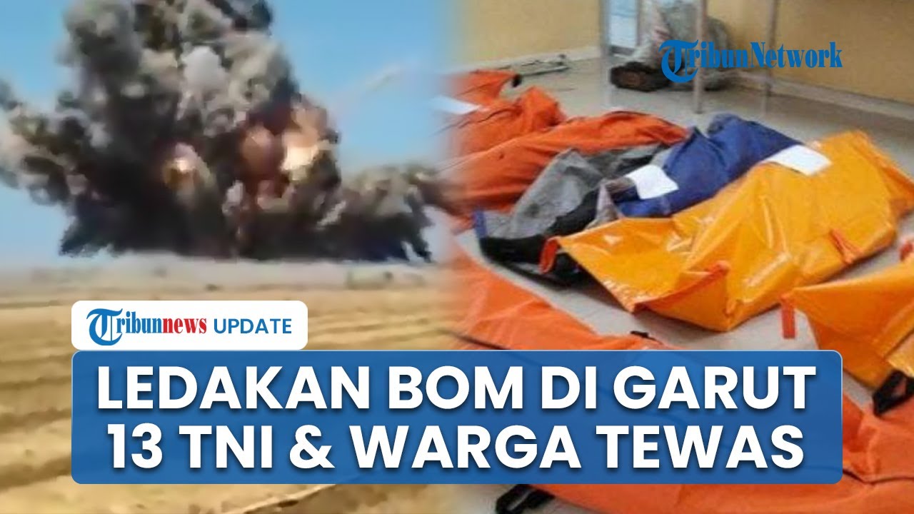 Detik-detik Ledakan Bom Kedaluwarsa di Garut, Asap Hitam Membumbung, 13 Orang Tewas Termasuk 4 TNI