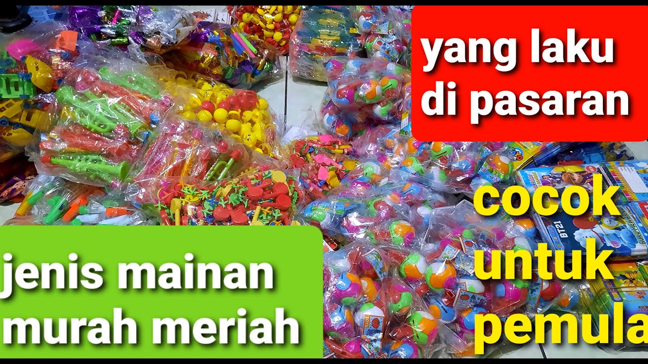 IDE BISNIS usaha mainan grosir|| jenis mainan murah meriah& paling laku di pasaran