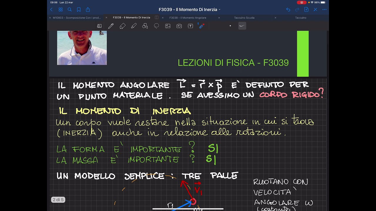 F3039 - il momento di inerzia