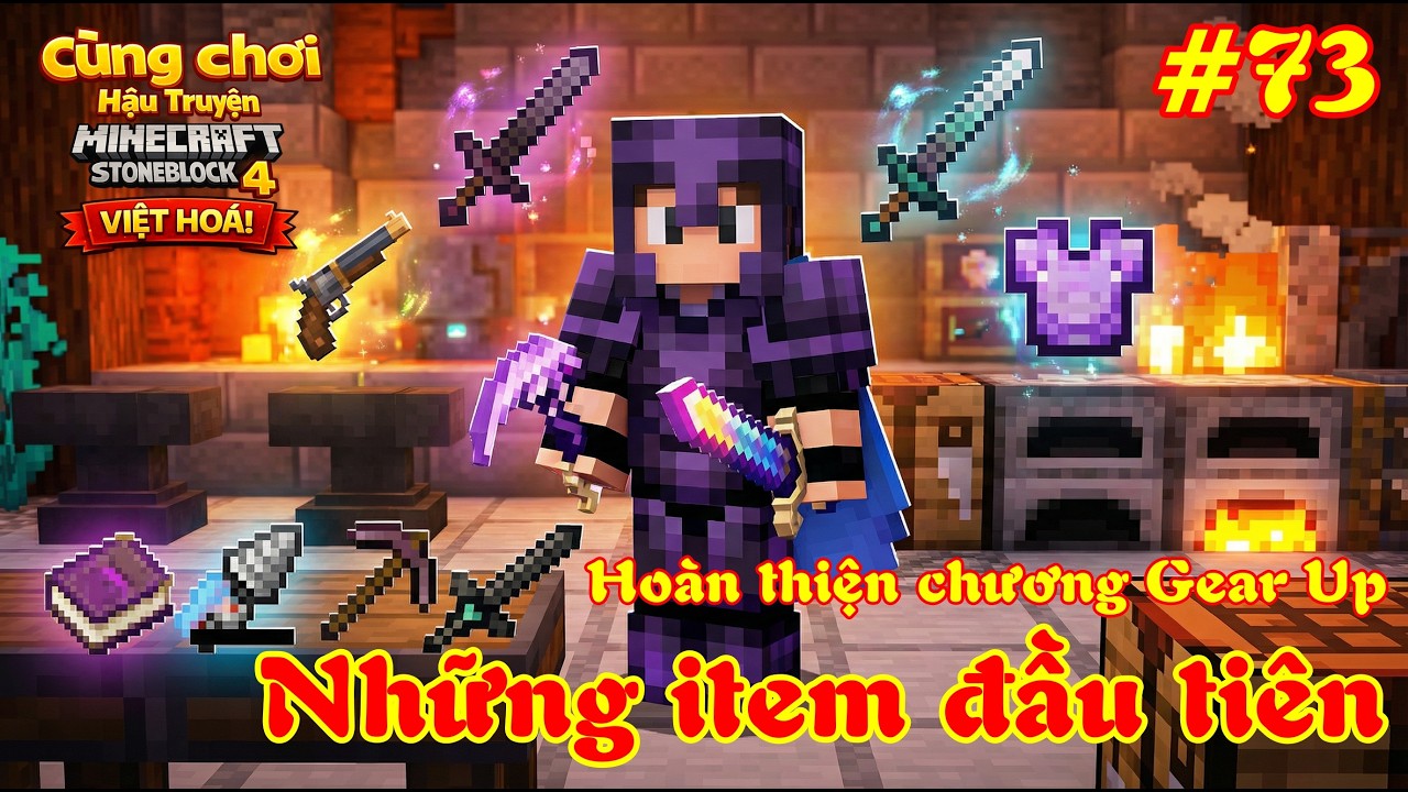 Cùng chơi Minecraft Stoneblock 4 Việt Hóa #73: Những item đầu tiên của chương Gear Up