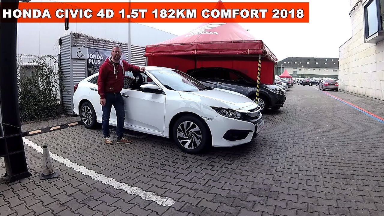 Krzysztof Honda- #105 Wszystko o Honda Civic sedan X Comfort 1.5T 2018 - wyposażenie