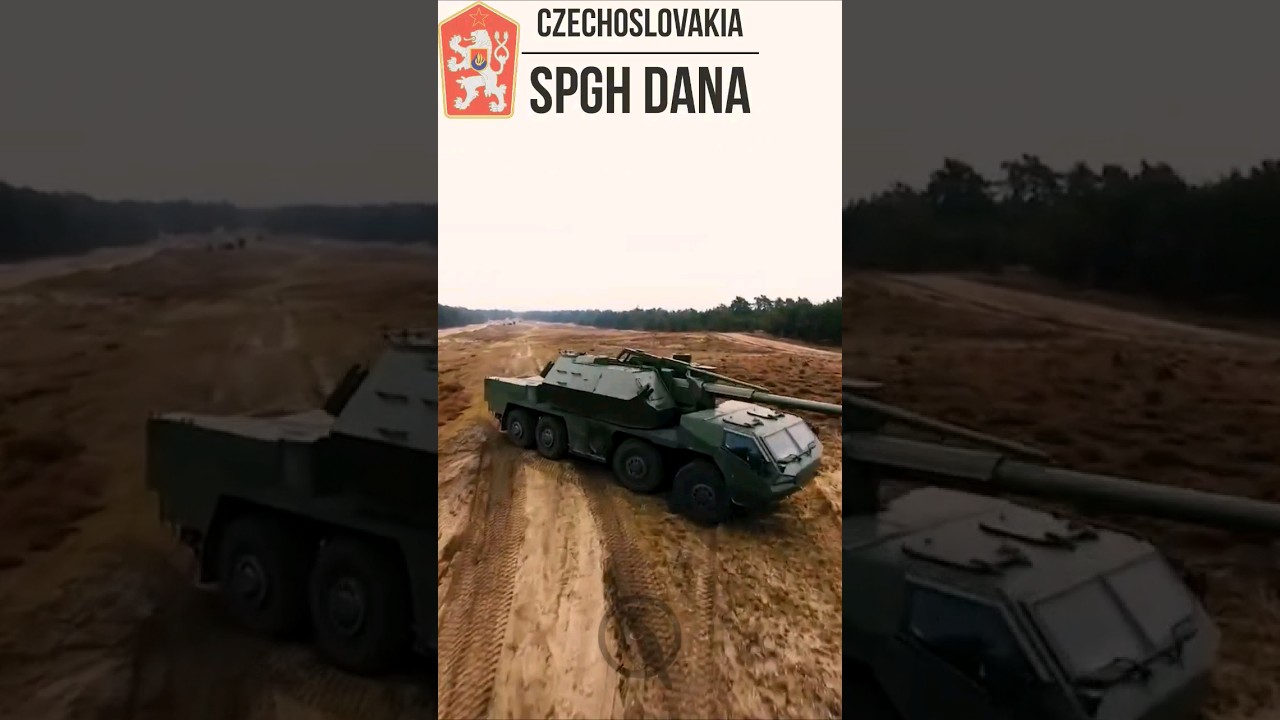 Czechoslovakia: 152mm SpGH DANA #shorts