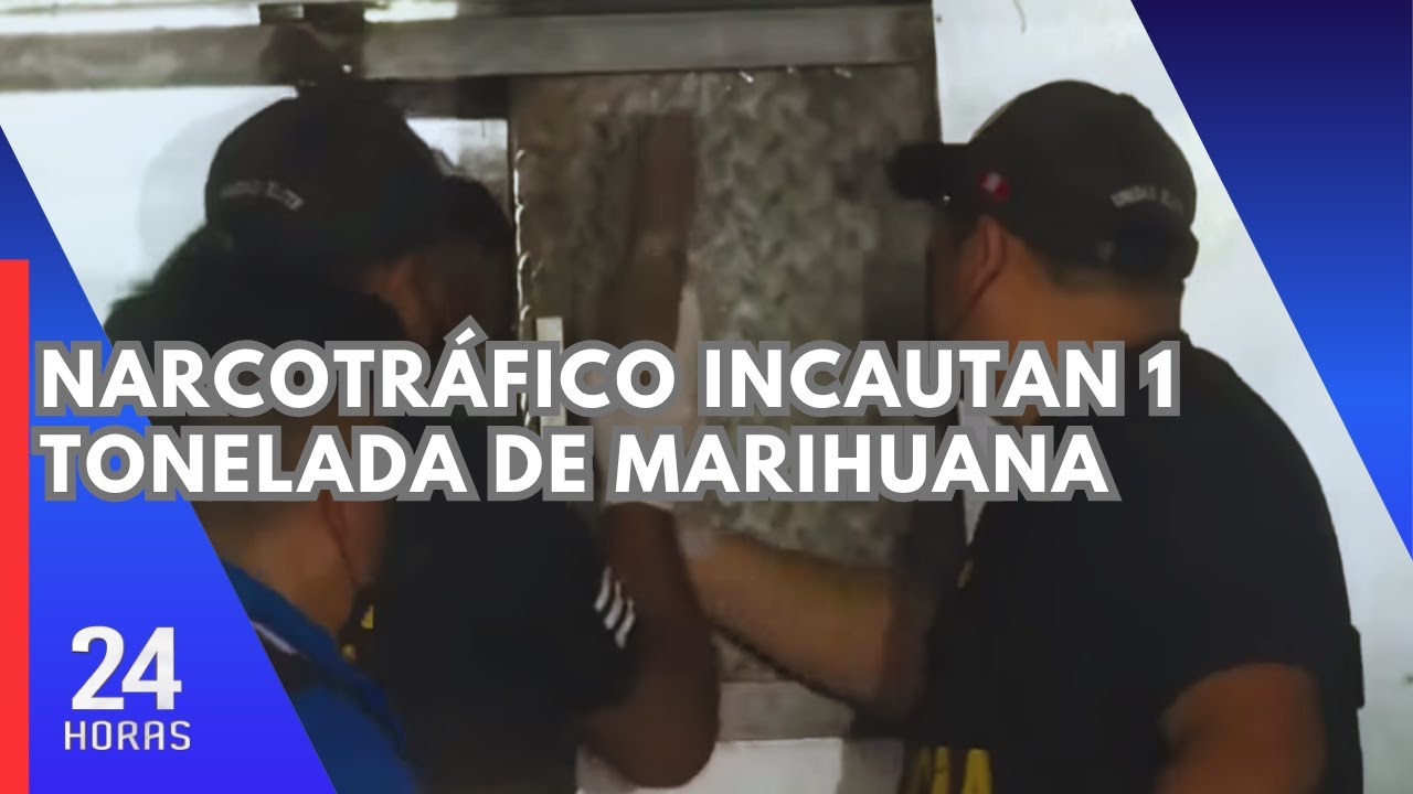 Policía decomisa mil kilos de marihuana ocultos en una furgoneta en Lima (2/2)