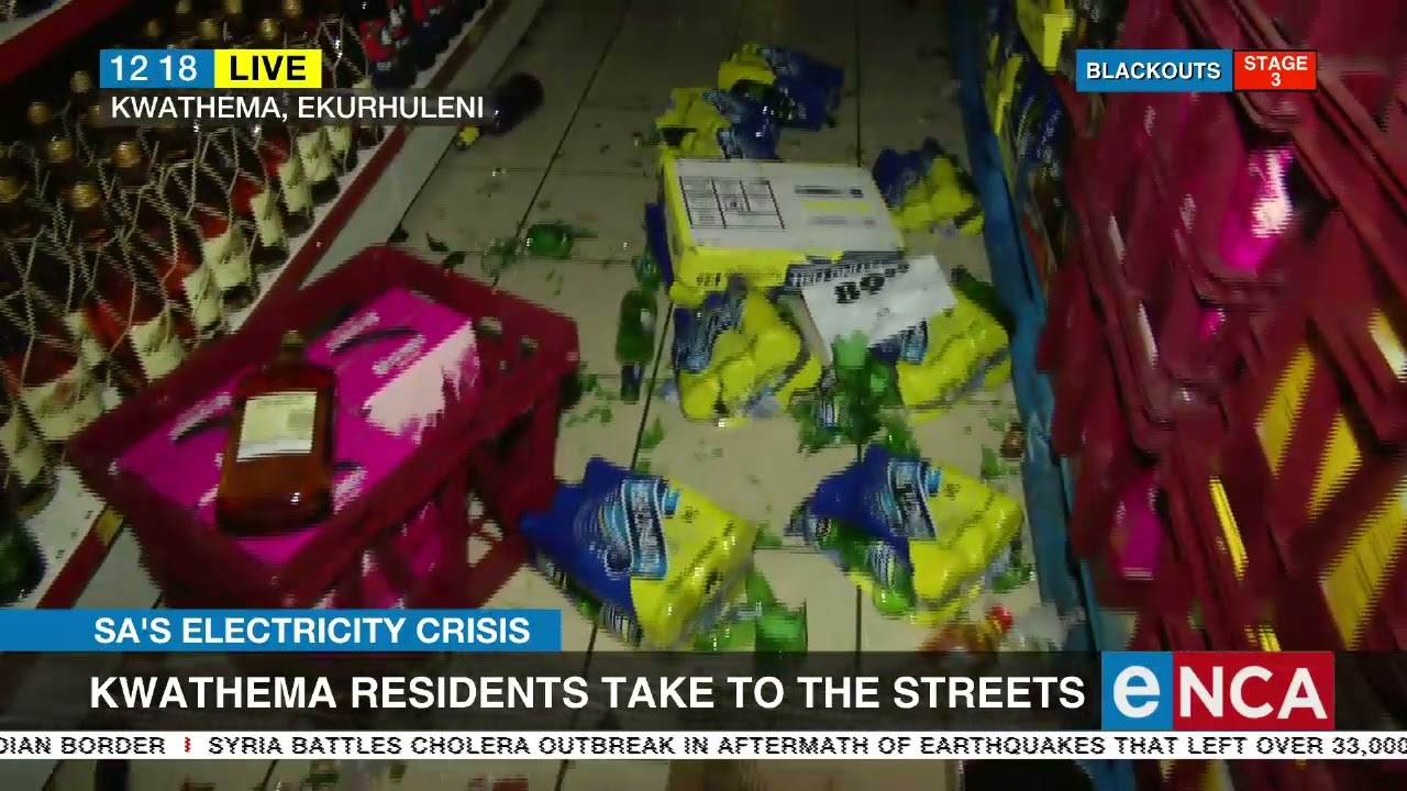 SA's Electricity Crisis | Kwathema residence in darkness