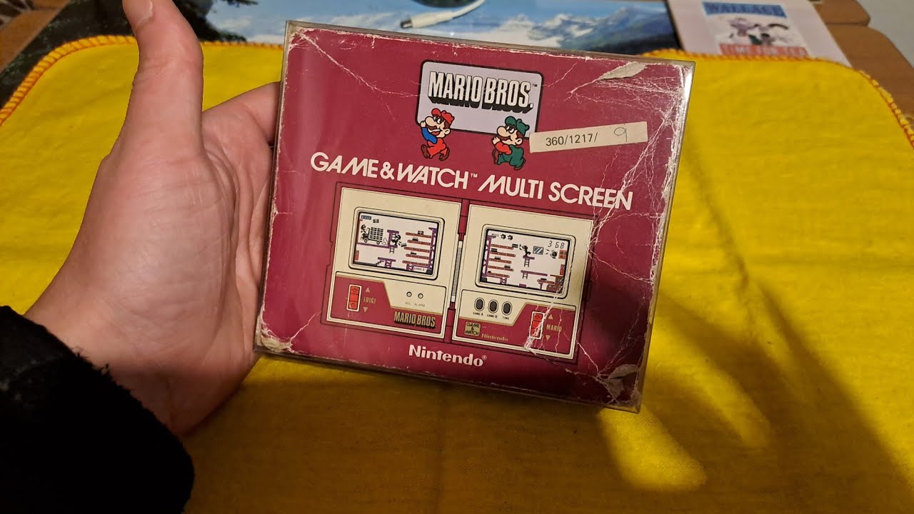Nintendo. Game & Watch. 1983. (MW-56). Mario Bros. Multiscreen Unboxing. |WebbWatch.