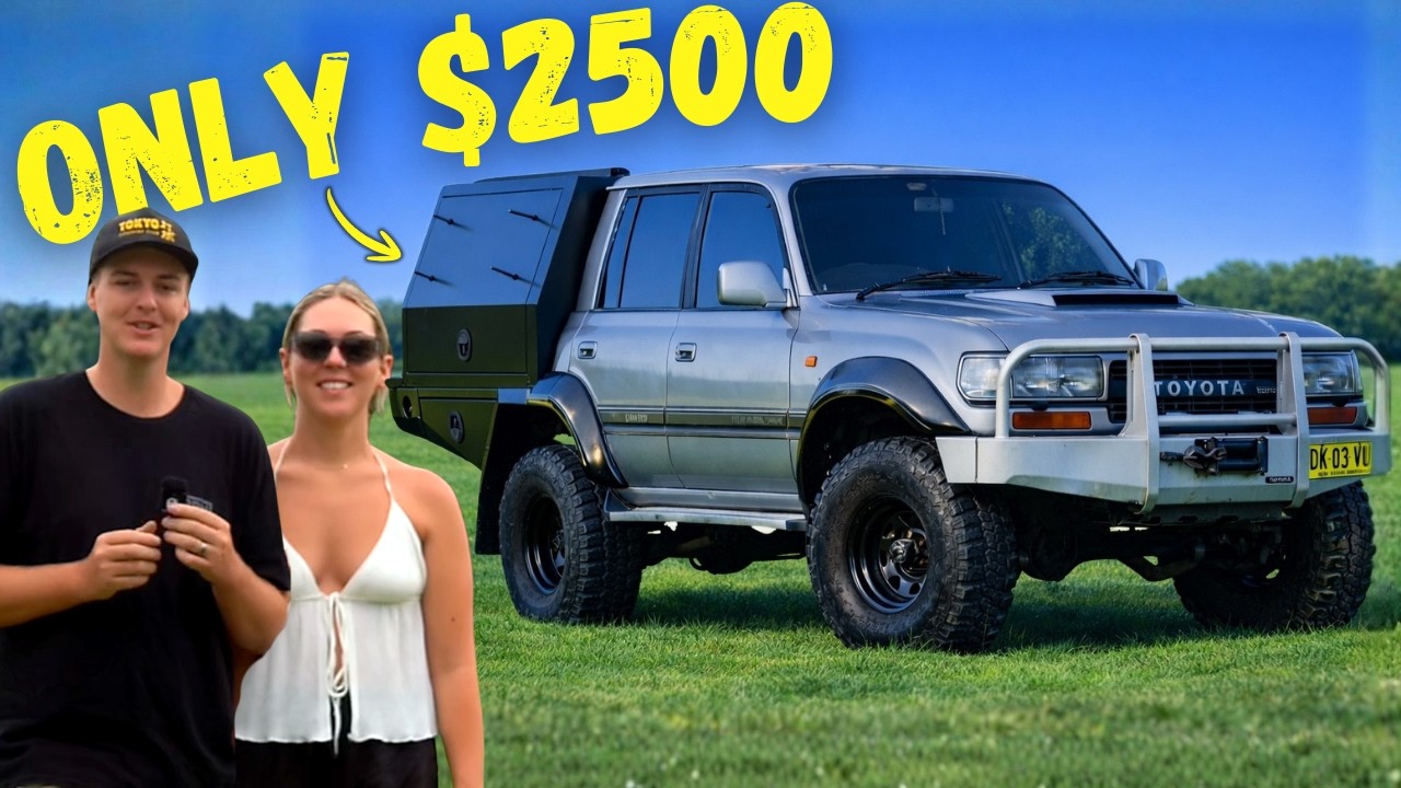 У нас есть 30 дней, чтобы превратить этот японский Landcruiser 4x4 в наш дом.