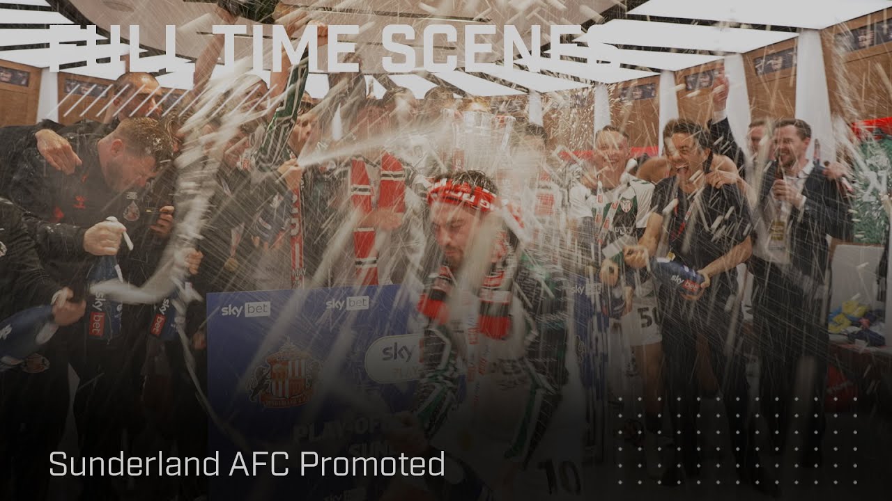 Sunderland Return To Premier League | Extended Post-Match Scenes At Wembley