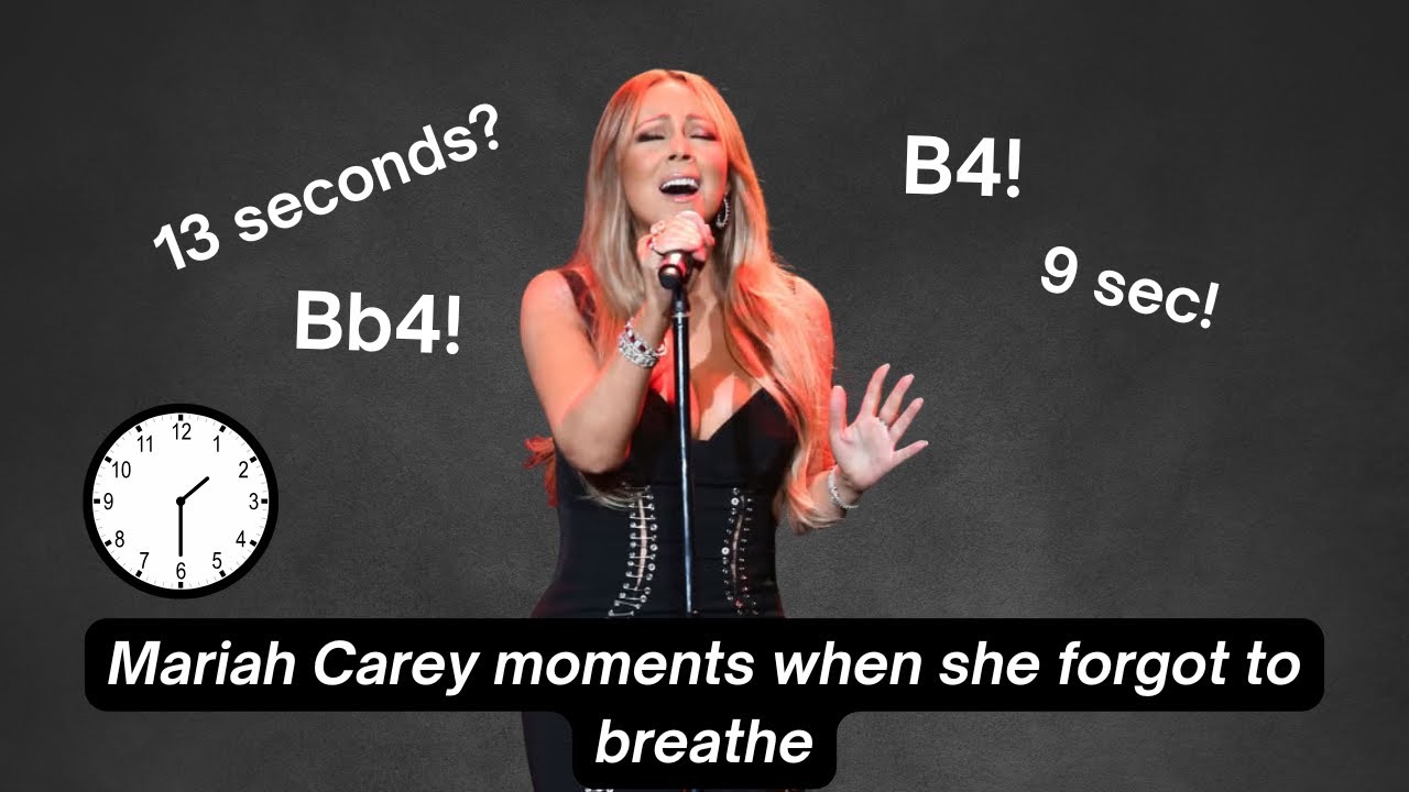 Mariah Carey - Moments when she forgot to breathe!