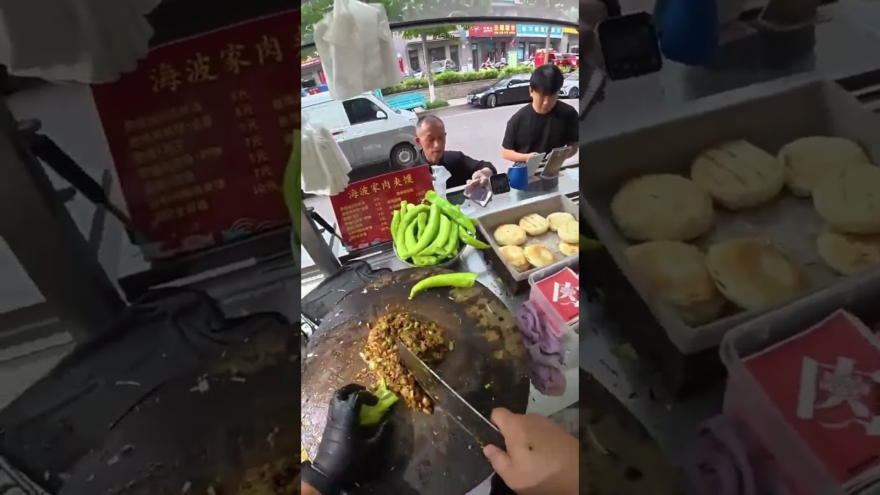 Sell Delicious Roujiamo Food Food Cart Sells 600 Braised Pork Roujiamo Daily