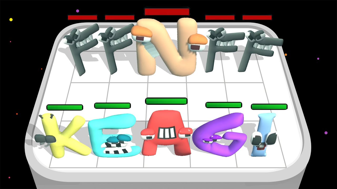 MERGE 'ALPHABET LORE' Run - Merge Battles ⭐ abcdefghijklmnopqrstuvwxyz