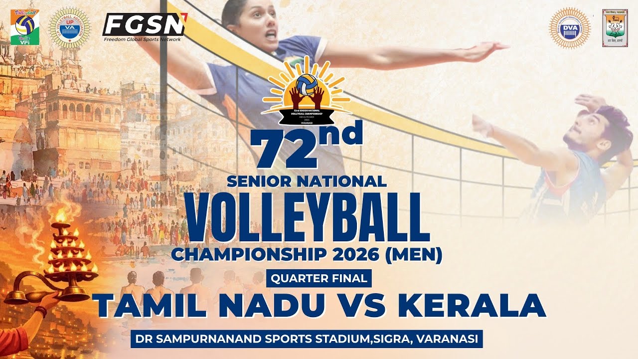 Tamil Nadu VS Kerala || || 72nd Senior National Volleyball Championship 2025-26 ||