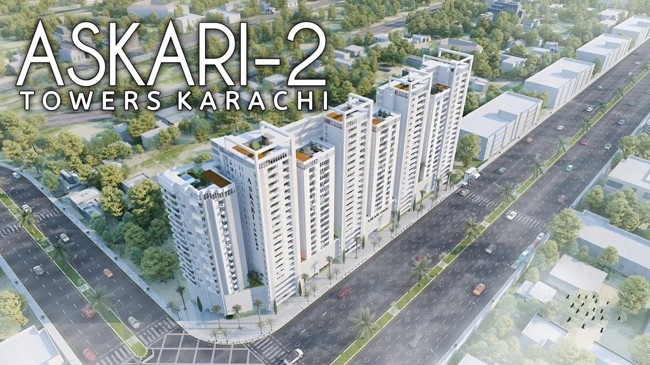 Askari-2 Towers Karachi | Luxury 3 & 4 Bed Apartments in Prime Cantt Location!