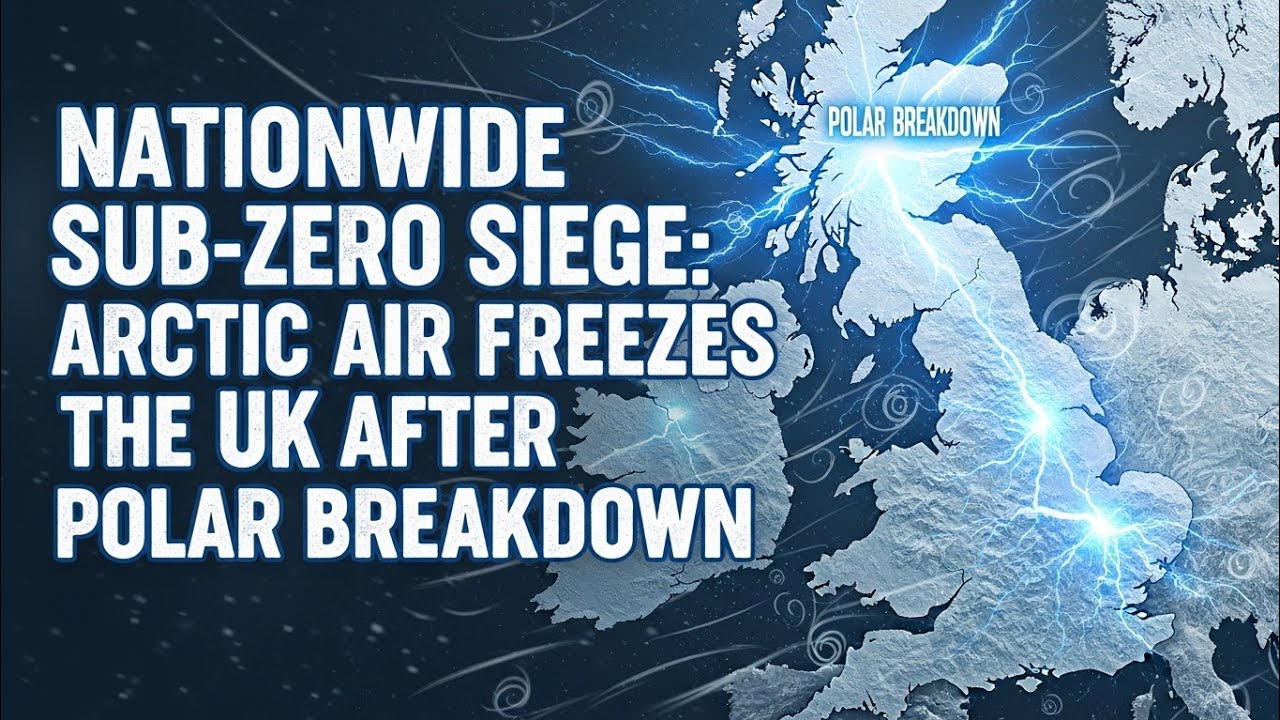Nationwide Sub-Zero Siege: Arctic Air Freezes the UK After Polar Breakdown#UKWeather #ArcticBlast