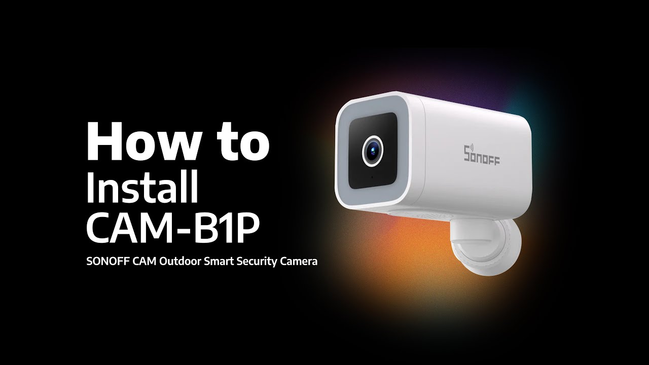 CAM-B1P Outdoor Security Camera Installation Tutorial | 2K HD, AI Tracking & IP65 📹💧