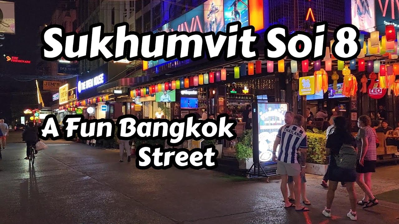 Soi 8 Evening Walk In Bangkok