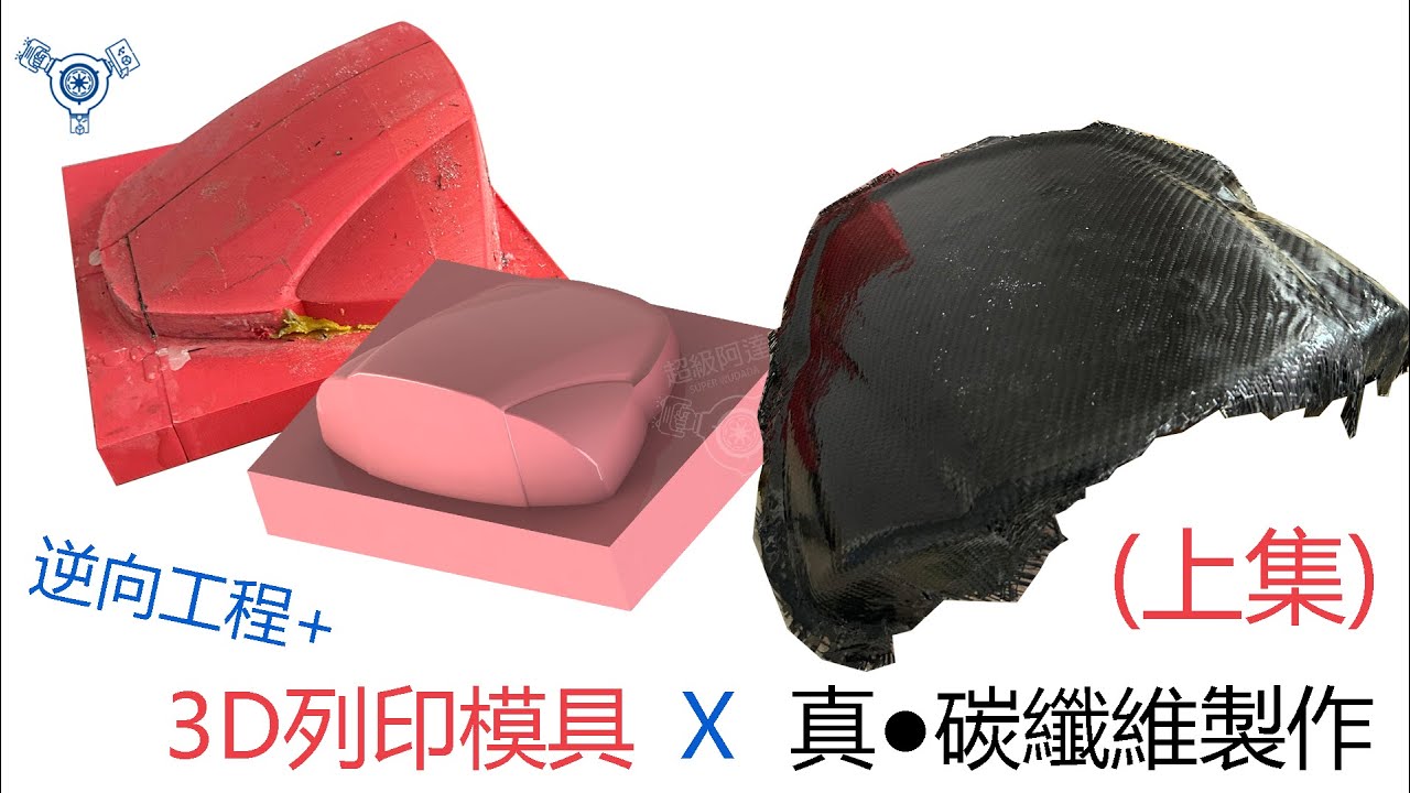 3D列印模具 X 碳纖維製作 (上集 )