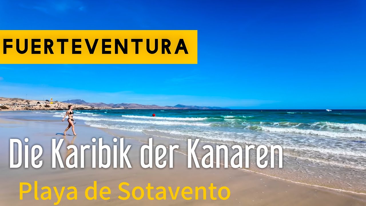 Überwintern auf den Kanaren 🇮🇨 Playa de Sotavento Jandia Fuerteventura im Januar