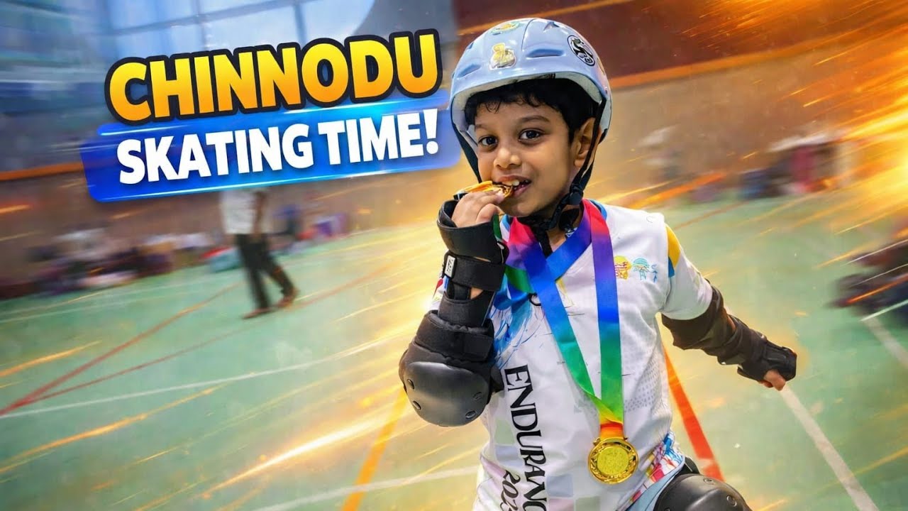 🛼 దుబాయ్ చిన్నోడు స్కేటింగ్ #abudhabi #cute #sports #skating #telugu 