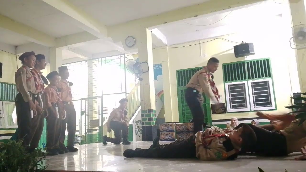 Pentas seni Dari Regu Garuda pangkalan SD Swasta Alwashliyah 80 Kisaran