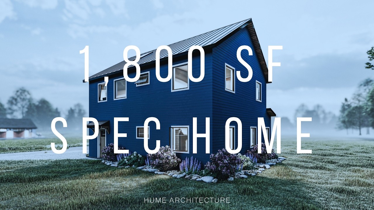1,800 SF Modern Spec House | Smart Layout and Design Highlights
