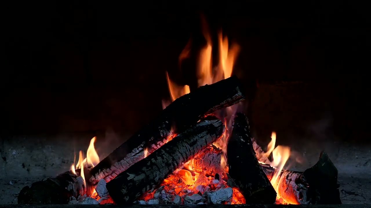 1 ora di RUMORE del FUOCO da campo: il suono del fuoco rilassante perfetto per dormire e meditare