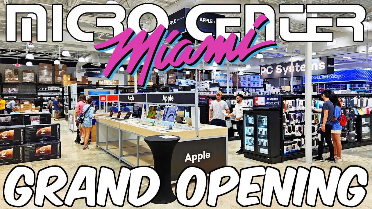 Micro Center Miami Store Tour! GRAND OPENING DAY MADNESS - 7795 W Flagler Street, Miami, FL 33144