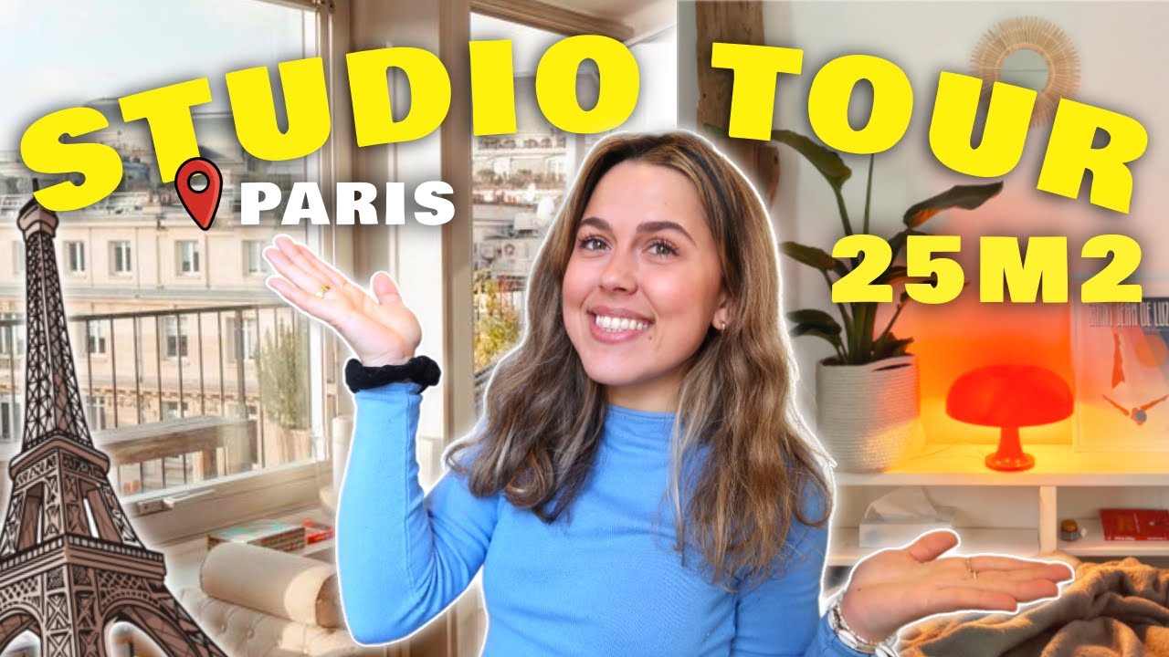 MON APPARTEMENT TOUR : 25m2 à PARIS !! | Orane
