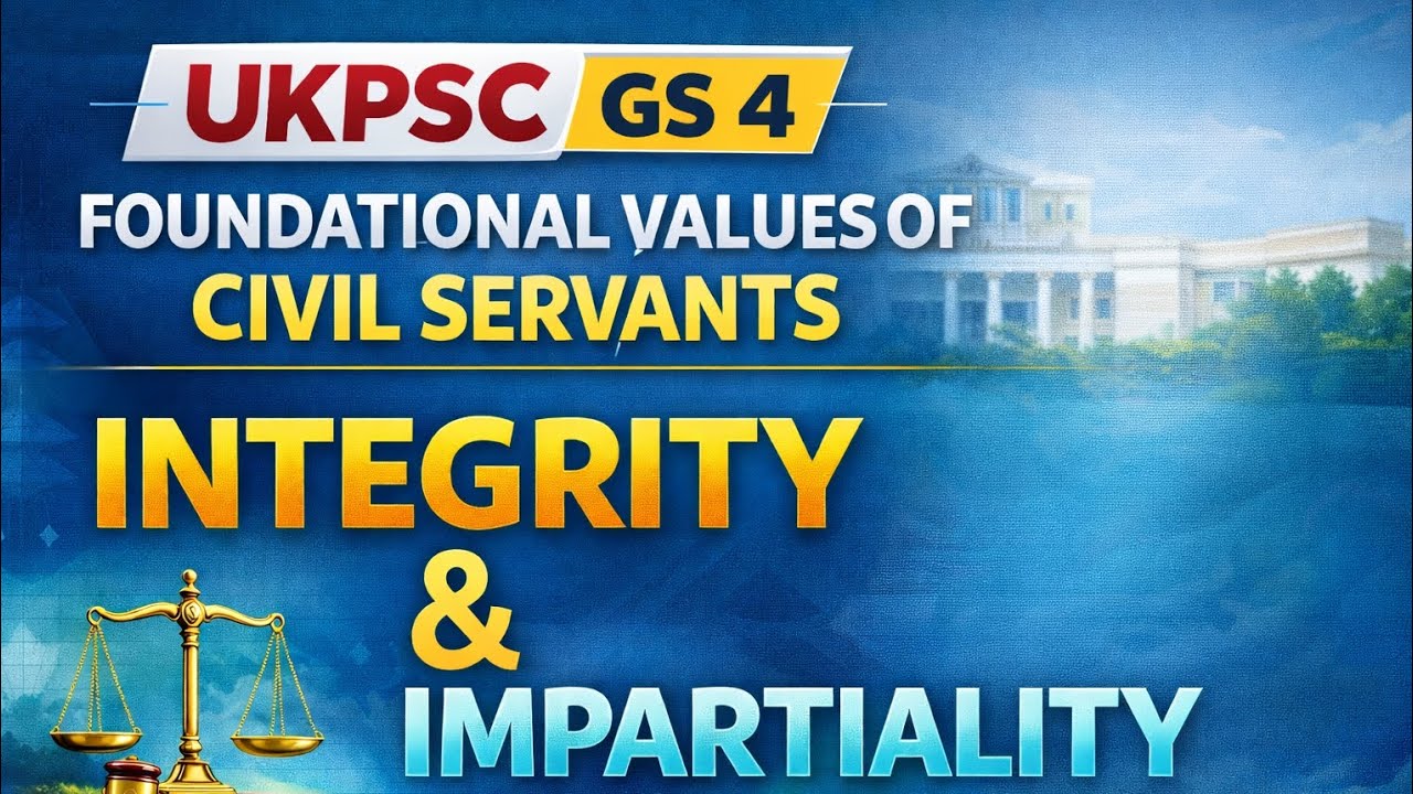 Foundational Values Every Civil Servant Must Have (UKPSC Ethics)