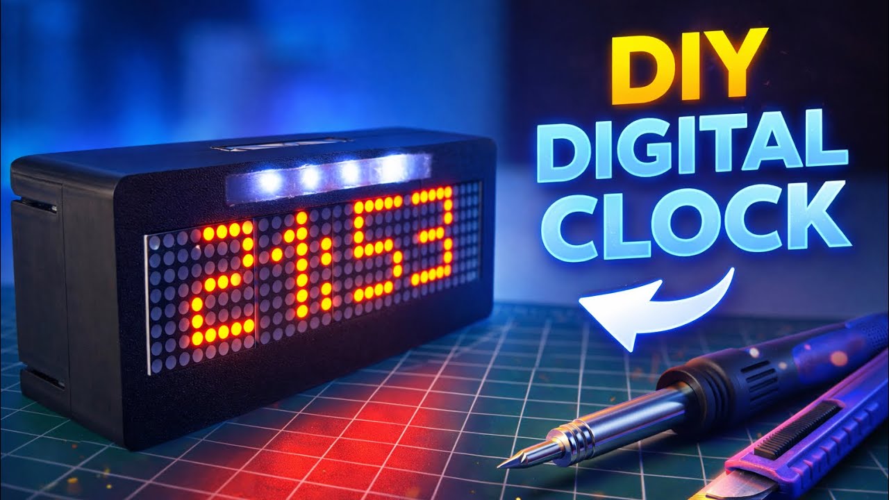 My Custom Arduino Clock Build !!!