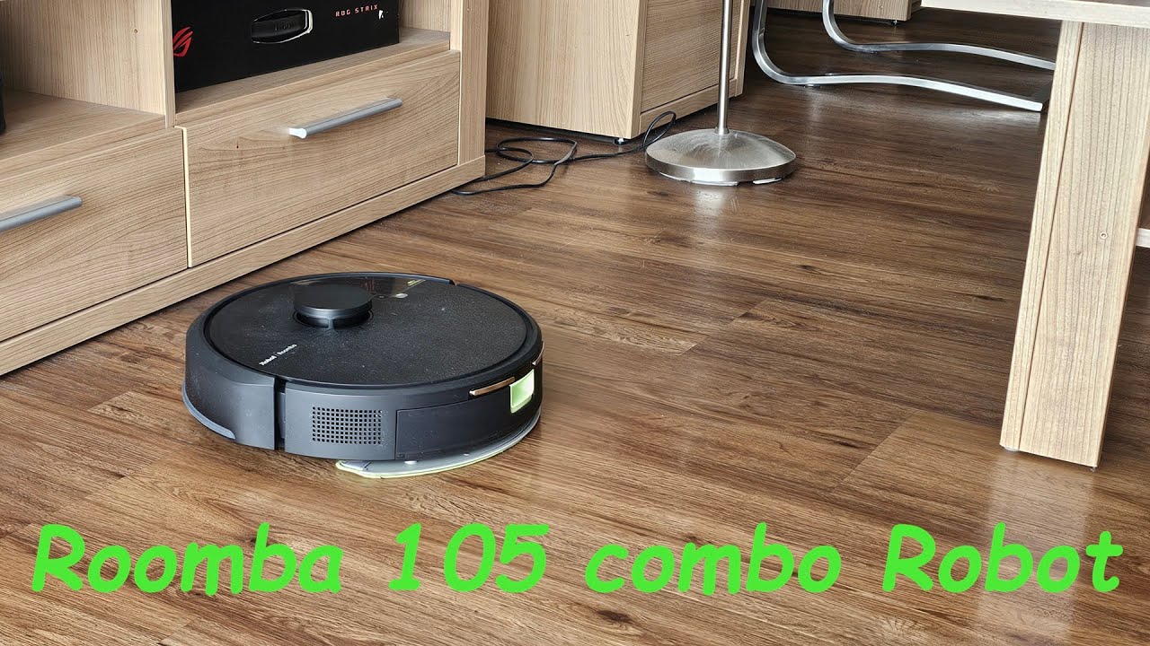 Roomba 105 combo Robot vacuum cleaner unboxing