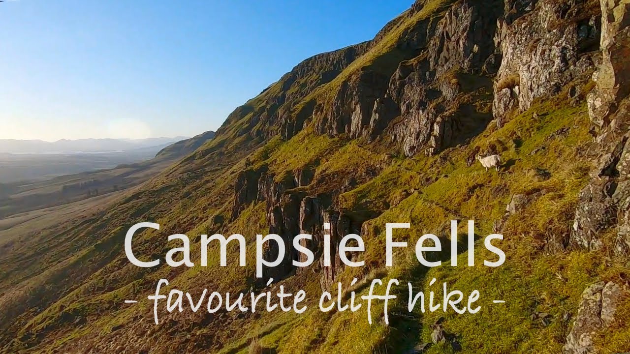 Campsie Fells Longest Cliff Hill Hike (Scottish Hill Range)